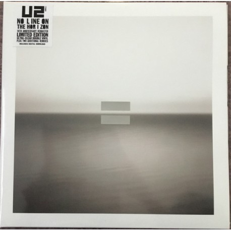 U2 - No Line On The Horizon - Double LP Vinyl Album Coloured Clear - Alternative Rock
