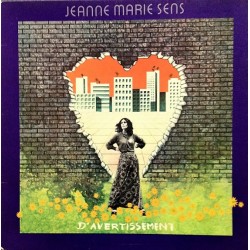 Jeanne-Marie Sens - D'Avertissement - LP Vinyl Album 1973 - Chanson Française