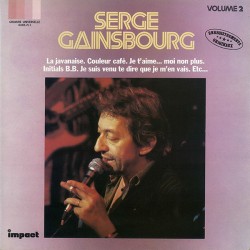 Serge Gainsbourg - Volume 2 - LP Vinyl Album - Chanson Française