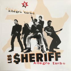 Les Sheriff - Allegro Turbo - LP Vinyl Album Coloured White - Punk Rock Français