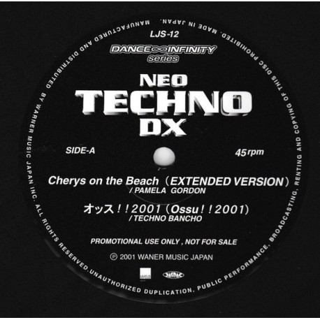 Neo Techno DX - Japan Promo - Maxi Vinyl 12 inches - Pamela Gordon - Techno Bancho - F.T.M. - Techno Trance