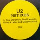 U2 - 2U - U2 Remixes (Morales, Oakenfold, Massive Attack..) - Double Maxi Vinyl 12 inches - House Music
