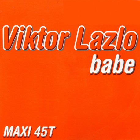 Viktor Lazlo - Babe - Maxi Vinyl 12 inches - Promo Edition - Chanson Française