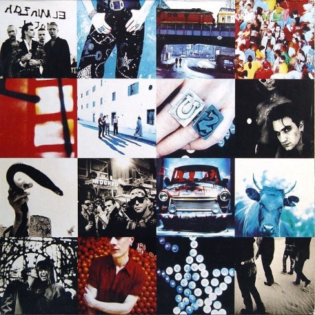 U2 - Achtung Baby - LP Vinyl Album - Reissue - Alternative Rock Music