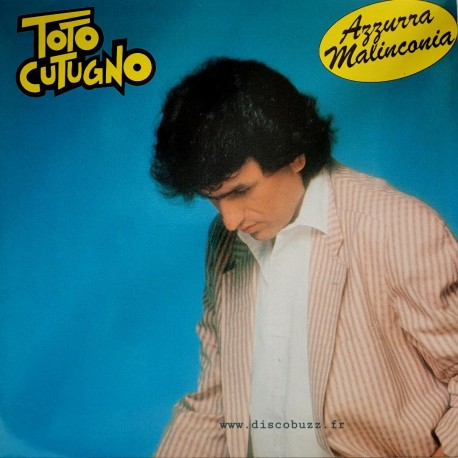 Toto Cutugno - Azzurra Malinconia - LP Vinyl Album France - Italian Pop