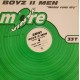 Boyz II Men ‎- Water Runs Dry - Maxi Vinyl 12 inches Promo Coloured - Boys Band - RnB Swing