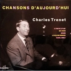 Charles Trenet ‎- Chansons D'aujourd'hui - Ces Chansons Ont Vingt Ans 1959 - LP Vinyl Album 10 inches - Chanson Française