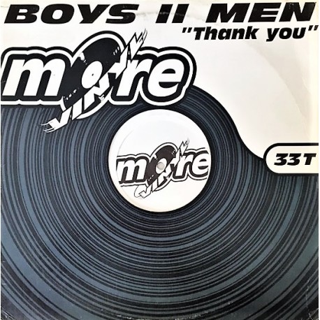 Boyz II Men ‎- Thank You - Maxi Vinyl 12 inches Promo - Boys Band - RnB Swing