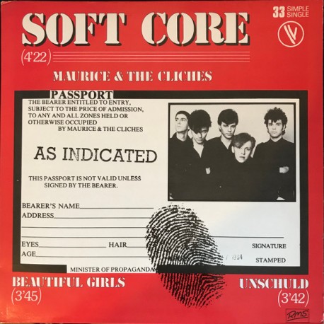 Maurice & The Cliches - Soft Core - Maxi Vinyl 12 inches France - New Wave