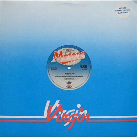 The Motors - Airport - Maxi Vinyl 12 inches - Coloured Blue - New Wave
