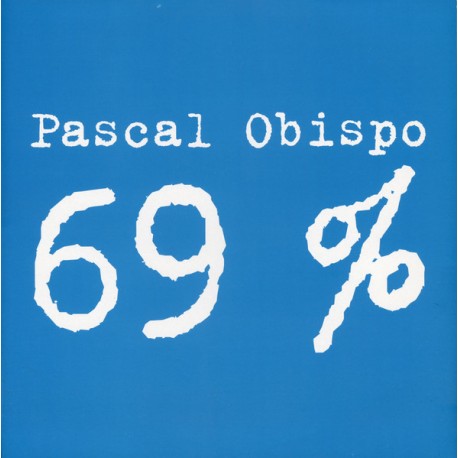 Pascal Obispo - 69 % - Maxi Vinyl 12 inches - Promo - Chanson Française
