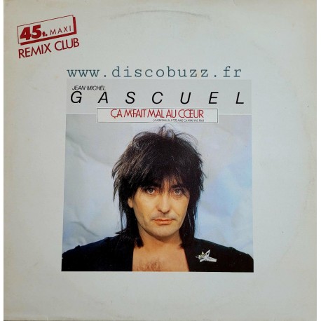 Jean-Michel Gascuel - Ça M'fait Mal Au Cœur - Maxi Vinyl 12 inches - Synth Pop