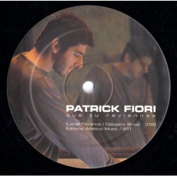 Patrick Fiori - Que Tu Reviennes - Maxi Vinyl 12 inches Promo - Chanson Française