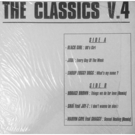 The Classics V.4 - EP Vinyl 12 inches - Hip Hop Rn'B