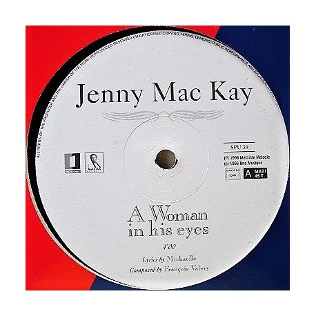 Jenny Mac Kay - A Woman In His Eyes - Maxi inyl 12 inches - Vocal Pop