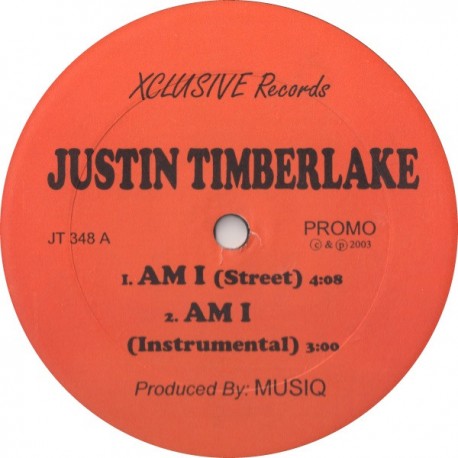 Justin Timberlake - Musiq & Ron Isley – Am I  - Don't Change -  Maxi Vinyl 12 inches - Rn'B International