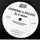 Federica Felini - Je T'aime - Maxi Vinyl 12 inche - Promo - Vocal Pop