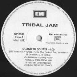 Tribal Jam - Quand Tu Souris - Maxi Vinyl 12 inches Single - RnB Français