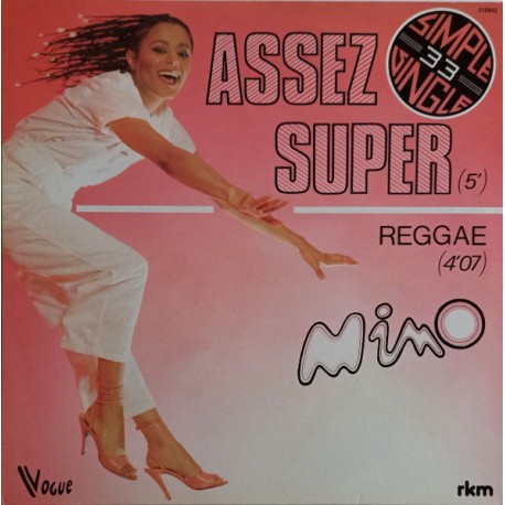 Mino - Assez Super - Maxi Vinyl 12 inches - Reggae Pop