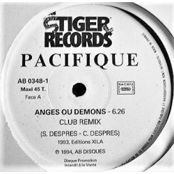 Pacifique - Anges Ou Démons - Maxi Vinyl 12 inches Promo - Variété Française