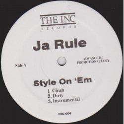 Ja Rule - Harry-O – Style On 'Em / Chill - Maxi Vinyl 12inches Promo USA - Hip Hop