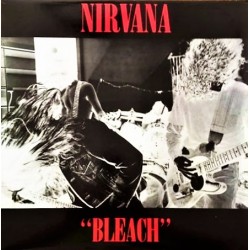 Nirvana - Bleach (Red Letters) - LP Vinyl Albm - Coloured Marbled - Grunge Rock