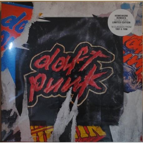 Daft Punk - Homework (Remixes) - Double LP Vinyl Album - Electro