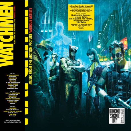 Tyler Bates and Various Artists - Music from the Motion Picture Watchmen - 3LP Vinyl Album - Black Friday 2022 - OST Soundtrack