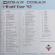 Duran Duran-  Hammersmith '82 - Double LP Vinyl Album Gold - Black Friday 2022 - Pop Music