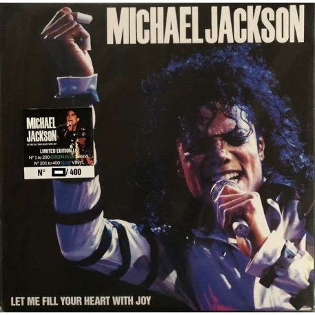 Michael Jackson - Let Me Fill Your Heart With Joy - LP Vinyl Album Green Fluo - Funk Soul Music