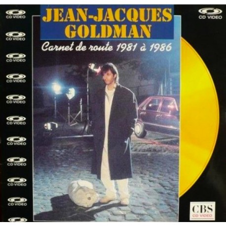 Jean-Jacques Goldman - Carnet De Route 1981 à 1986 - Laserdisc CD Video - Compilation - Chanson Française