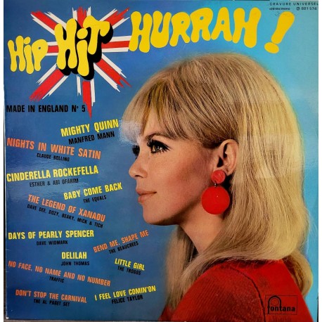 Made In England No.5 - Hip Hit Hurrah! - LP Vinyl Album - Compilation - Pop Rock Music