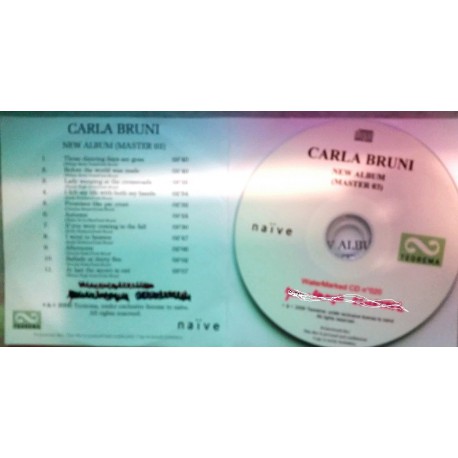 Carla Bruni - No Promises - New Album - Master 03 - CDr Album Promo