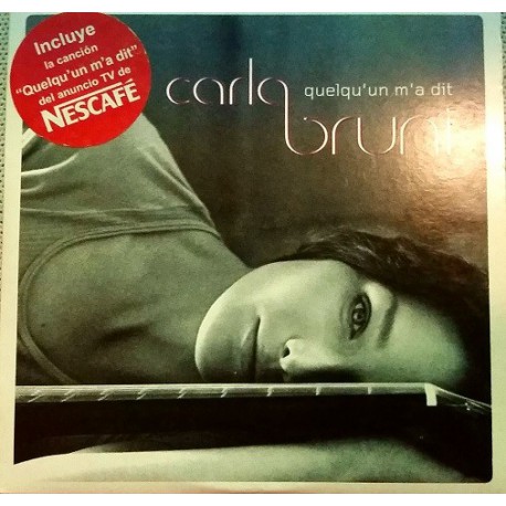 Carla Bruni ‎– Quelqu'Un M'A Dit - CD Single Promo