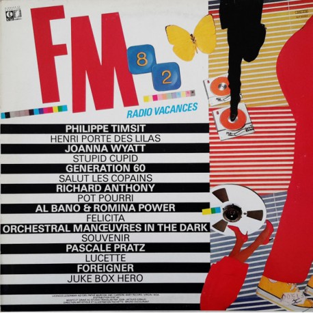 FM 82 Radio Vacances - LP Vinyl Album - Compilation - Rock Pop New Wave