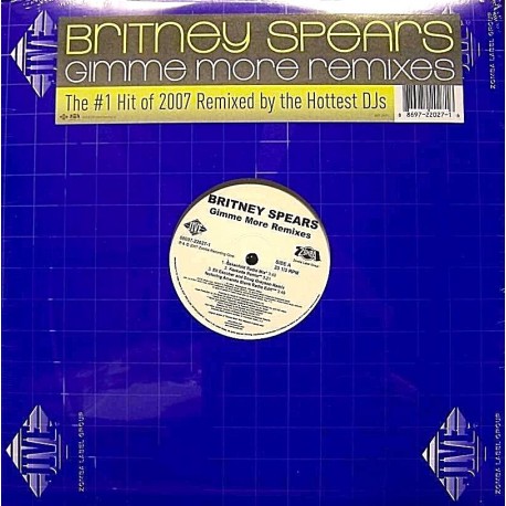 Britney Spears - Gimme More (Remixes) - Double Maxi Vinyl 12 inches - Promo USA - Pop House Music