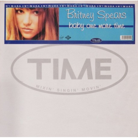 Britney Spears-  Baby One More Time - Maxi Vinyl 12 inches Italy - Pop House Music