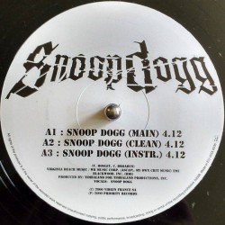 Snoop Dogg - Backup Ho / Snoop Dogg - Mxi Vinyl 12 inches - Hip Hop US