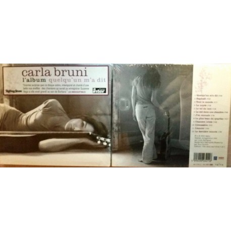 Carla Bruni ‎– Quelqu'Un M'A Dit - CD Album Digipack