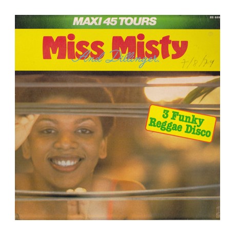 Miss Misty And Dillinger - Set My Heart On Fire - Can't Stop - Dance - Maxi Vinyl 12 inches - Reggae Funk Music