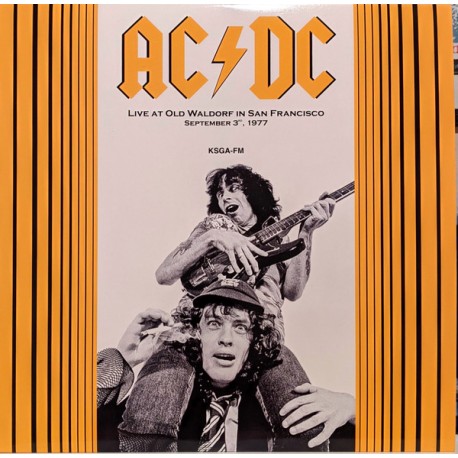 AC/DC - Live At Old Waldorf In San Francisco September 3rd, 1977 - LP Vinyl Album - Coloured - Hard Rock