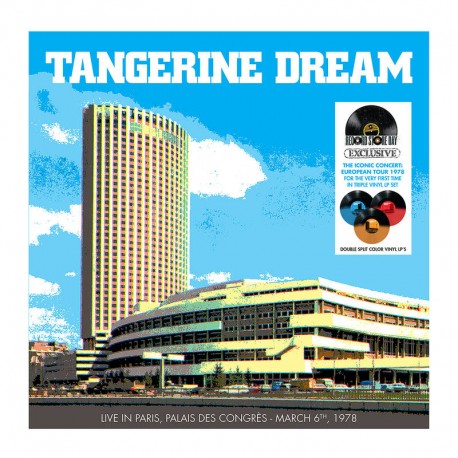 Tangerine Dream - Live Au Palais Des Congrès 1978 - 3 LP Vinyl Boxset - Record Store Day 2023 - Krautrock