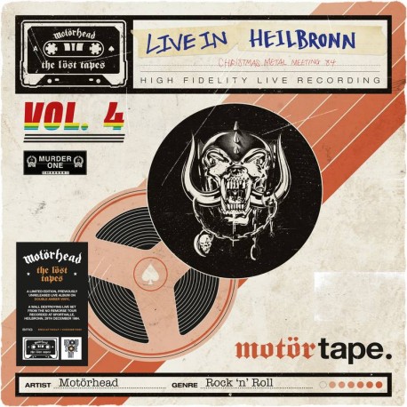 Motorhead - Lost Tapes, Vol. 4 (Live In Heilbronn 1984) - Double LP Vinyl Album - Record Store Day 2023 - Heavy Metal