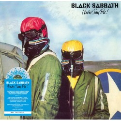 Black Sabbath - Never Say Die! - LP Vinyl Album Splatter Blue - Record Store Day 2023 - Hard Rock