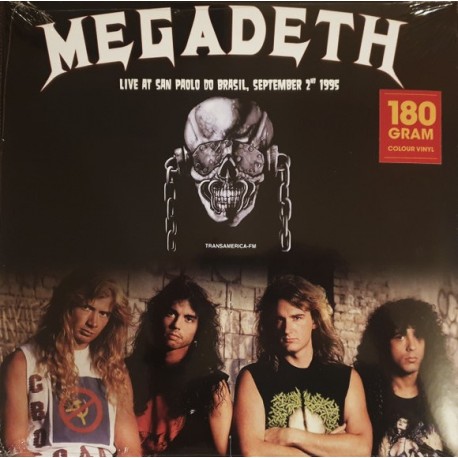 Megadeth - Live At San Paolo Do Brasil - LP Vinyl Album - Heavy Metal Thrash