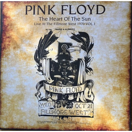 Pink Floyd – The Heart Of The Sun -  Live At The Fillmore West 1970 - LP Vinyl Album - Psychedelic Rock