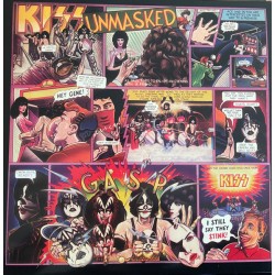 Kiss - Unmasked - LP Vinyl Album - Coloured Grey Marbled - Heavy Metal