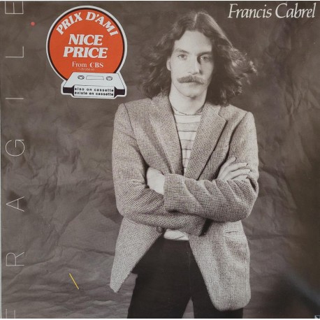 Francis Cabrel - Fragile - LP Vinyl Album Holland - Chanson Française