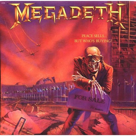 Megadeth - Peace Sells... But Who's Buying? - LP Vinyl Album - Coloured Red - Thrash Metal