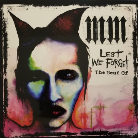Marilyn Manson - Lest We Forget - The Best Of - Double LP Vinyl Abum - Industrial Goth Rock